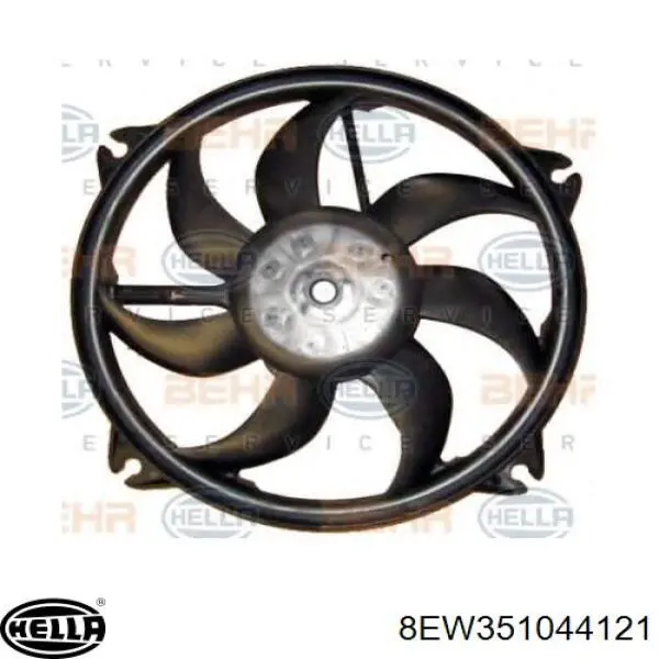Ventilador de radiador Peugeot/Citroen 125366
