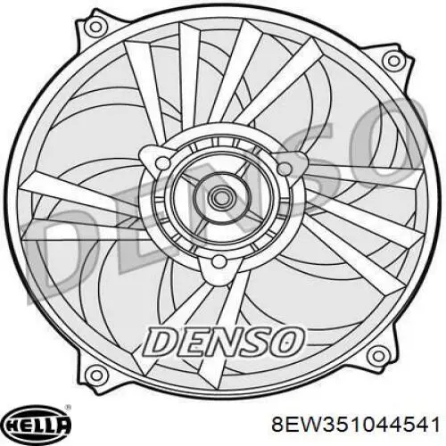 Ventilador de refrigeración del motor Hans Pries (Topran) 722839