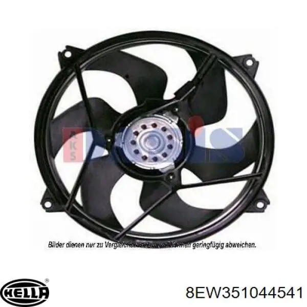 722839 Hans Pries (Topran) Electroventilador del motor