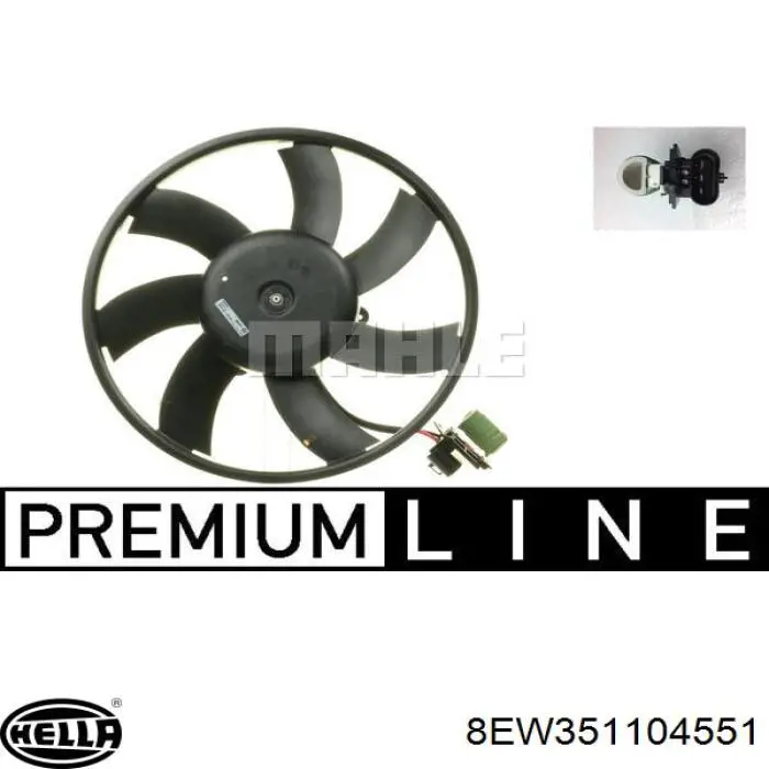 Comprar 1341097 Opel Ventilador de refrigeración completo derecho (motor y hélice)