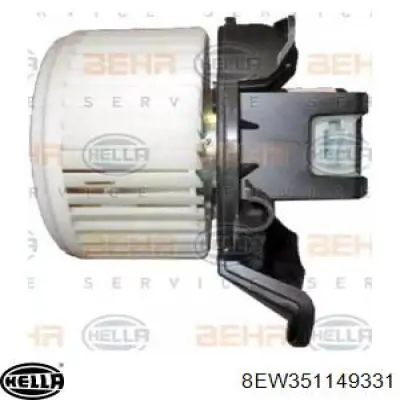 5D3330100 Opel motor eléctrico, ventilador habitáculo