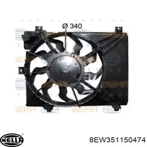 Ventilador, refrigeración motor Hyundai/Kia 253800X050 precio, desde 123,92 EUR