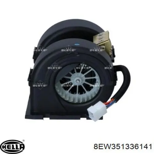 8EW351336141 HELLA Ventilador de habitáculo