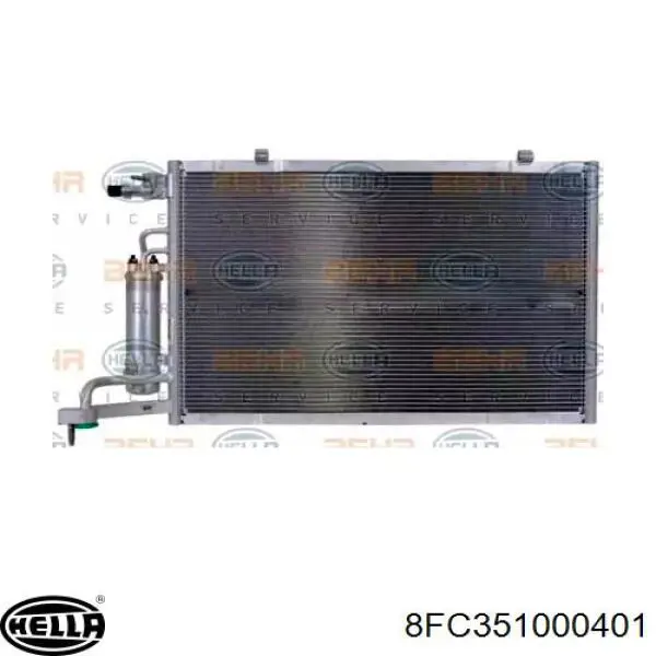 AC7000P Mahle Original condensador aire acondicionado