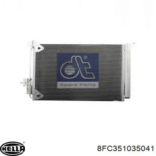 64536965952 BMW Radiador de aire acondicionado