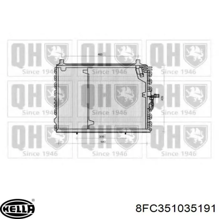 Comprar A1248301370 Mercedes Condensador de aire acondicionado