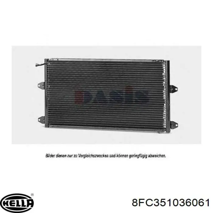 Condensador aire acondicionado 6K0820413 VAG