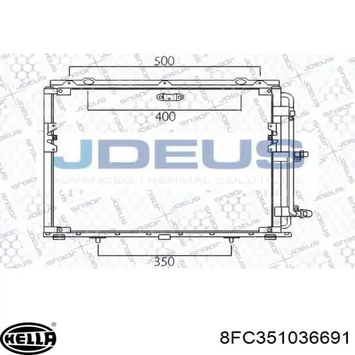 Comprar 1408300570 Mercedes Condensador de aire acondicionado