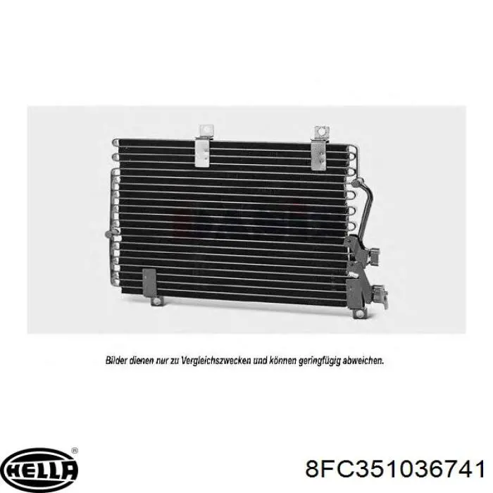 Aire acondicionado capacitor HELLA 8FC351036741 precio, desde 59,48 EUR