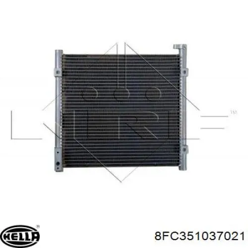 Radiador de aire acondicionado para Honda Civic (EJ9, EK3/4)