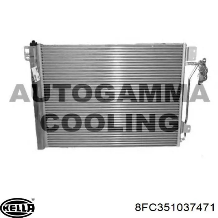 XS4H8C342DB Ford Radiador de aire acondicionado