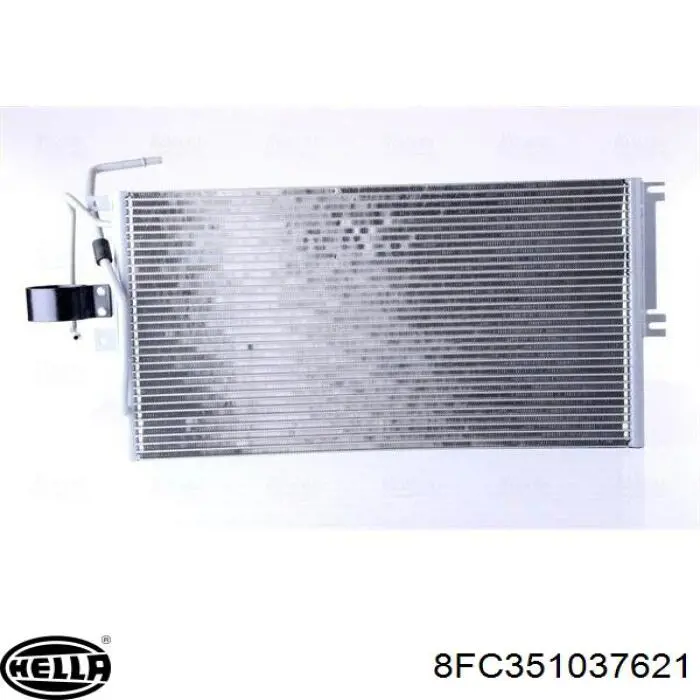 1850065 Opel Radiador de aire acondicionado