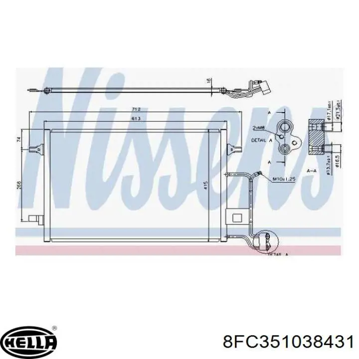 Condensador Peugeot/Citroen 035308