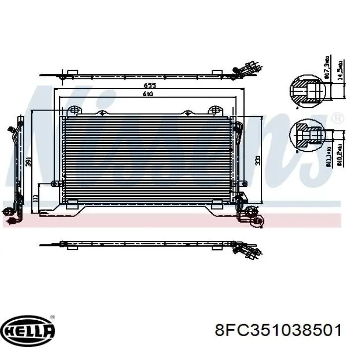 DCN17020 NPS condensador aire acondicionado