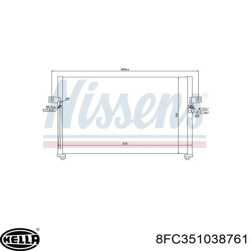 Condensador Hyundai/Kia 976064A250