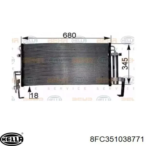 Aire acondicionado capacitor Hyundai/Kia 9760626401 precio, desde 81,31 EUR