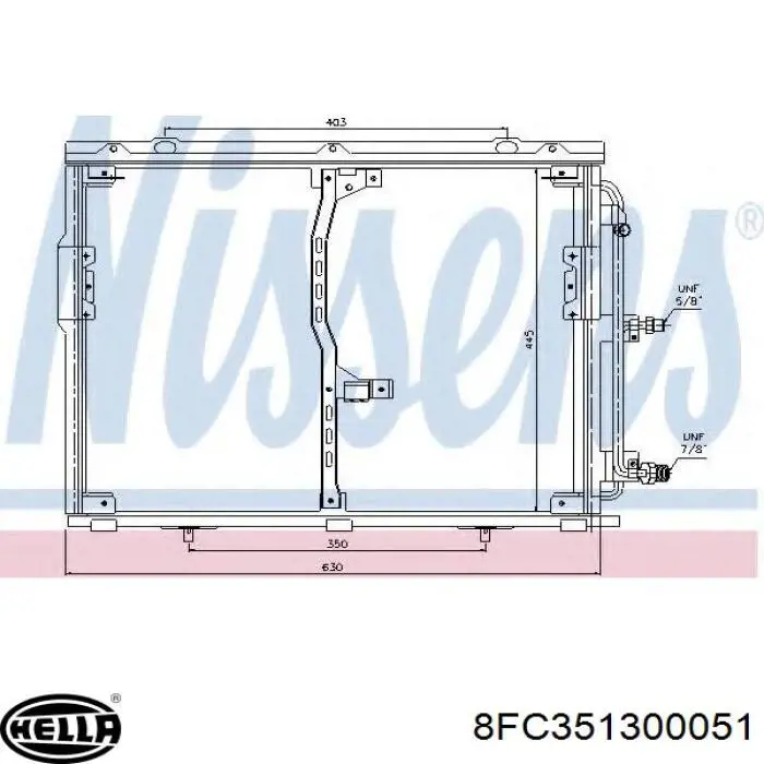 Comprar 35451 NRF Condensador de aire acondicionado
