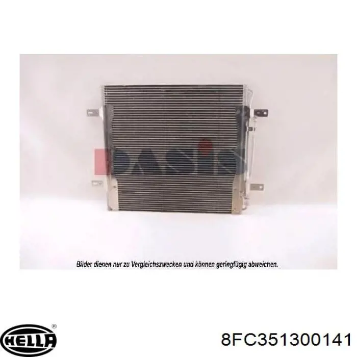 A9705000054 Mercedes condensador aire acondicionado