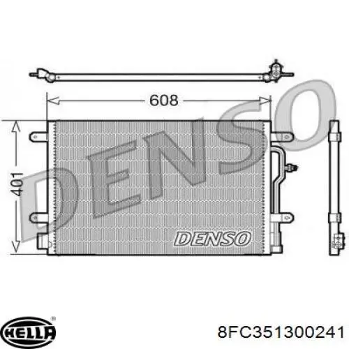 Condensador aire acondicionado TP1594583 Tempest