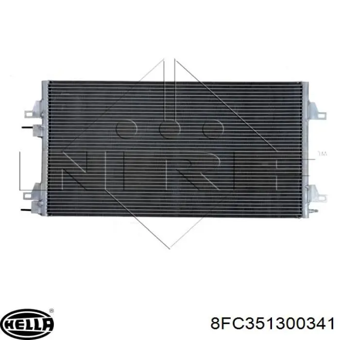 8671017587 Renault (RVI) condensador aire acondicionado