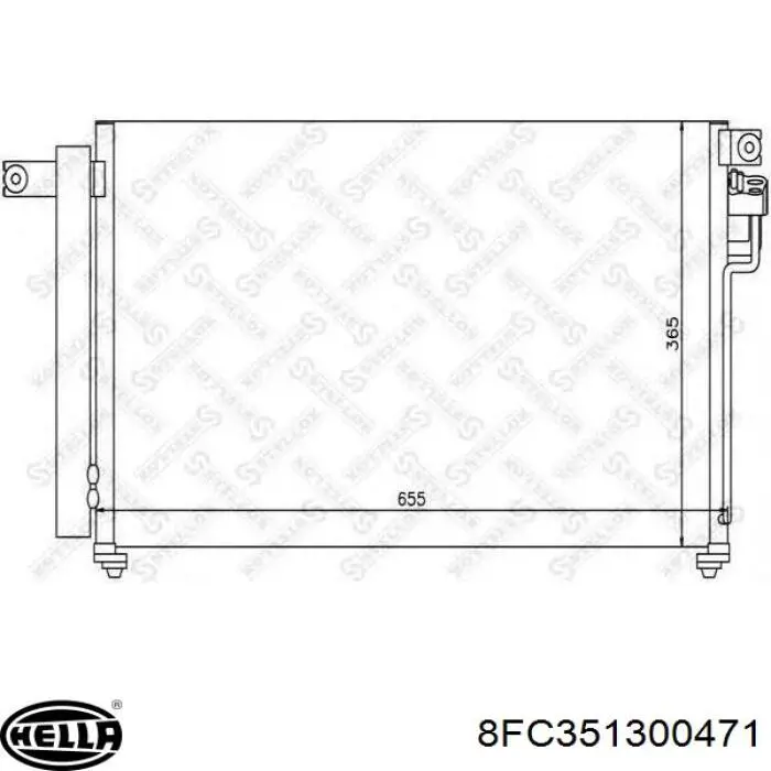 Condensador Mazda B25F61480B