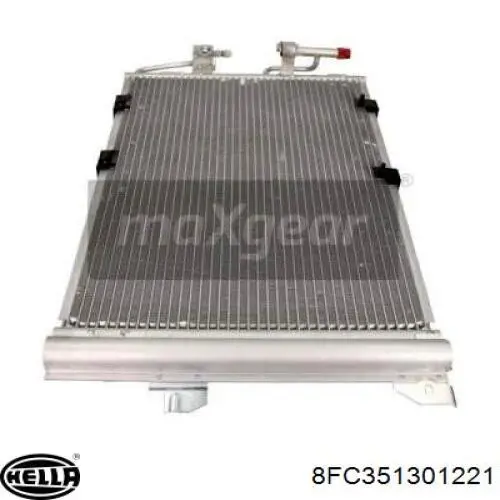 1610159680 Peugeot/Citroen condensador aire acondicionado
