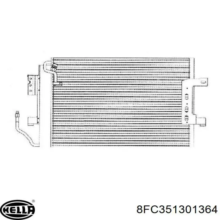Condensador aire acondicionado 1685000454 Mercedes