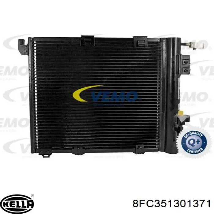 1609634080 Peugeot/Citroen condensador aire acondicionado