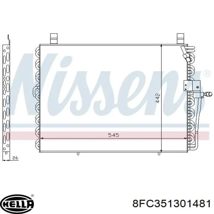 Aire acondicionado capacitor Mercedes A124830197064 precio, desde 87,12 EUR