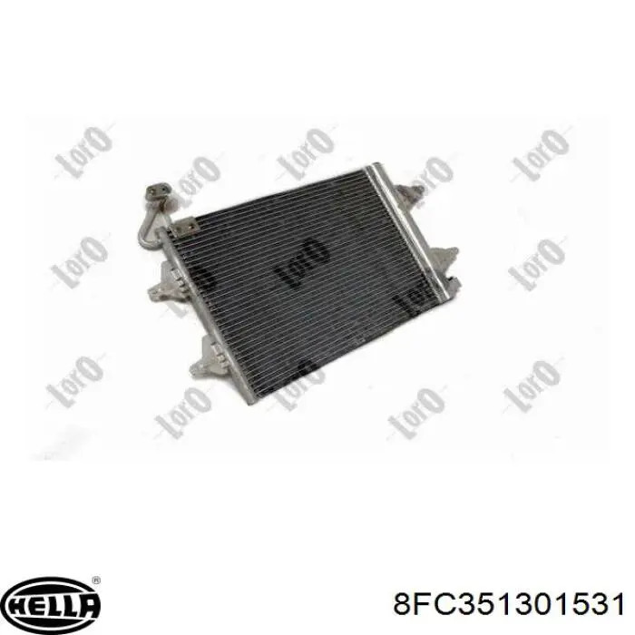 Condensador aire acondicionado 8FC351301531 HELLA