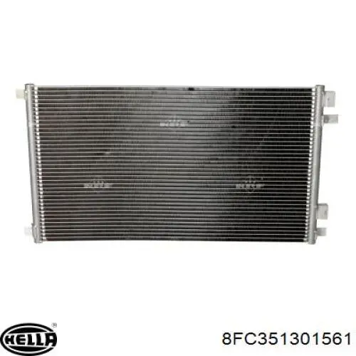 8660002501 Renault (RVI) Radiador de aire acondicionado