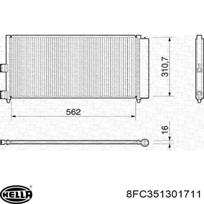 Aire acondicionado capacitor Magneti Marelli BC158 precio, desde 63,90 EUR