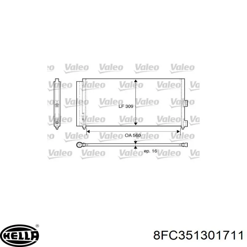 Comprar BC158 Magneti Marelli Condensador de aire acondicionado