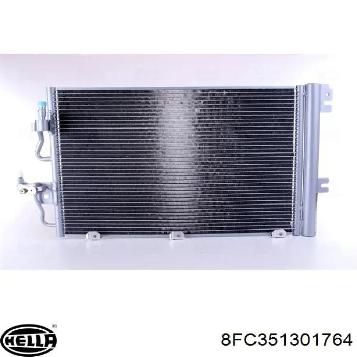 Condensador aire acondicionado 93178958 Opel