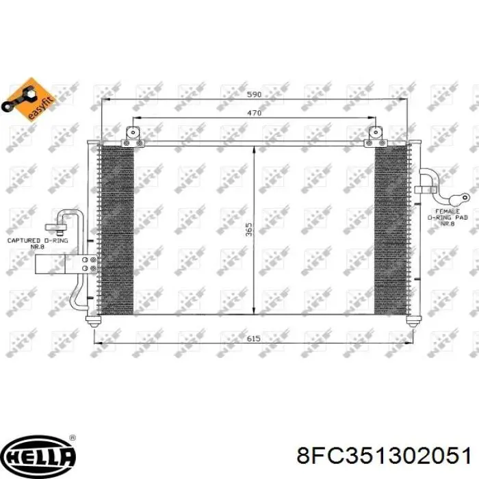 8FC351302051 HELLA
