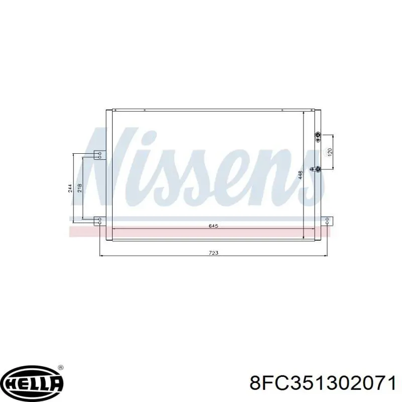 Comprar 8846026330 Toyota Condensador de aire acondicionado