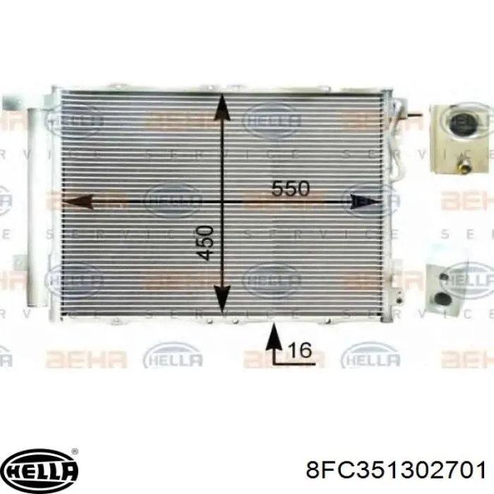 Comprar 42260095 AND Condensador de aire acondicionado