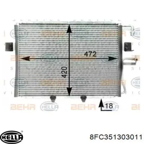 Comprar 94802 Nissens Condensador de aire acondicionado