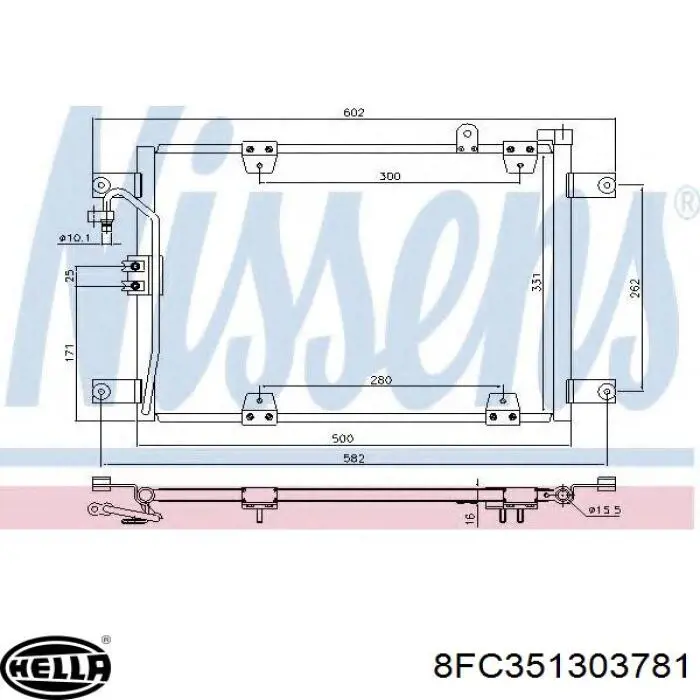 Comprar 9531067D11000 Suzuki Condensador de aire acondicionado