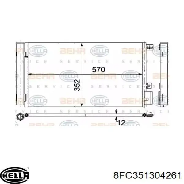 Aire acondicionado capacitor Fiat/Alfa/Lancia 51785214 precio, desde 100,10 EUR