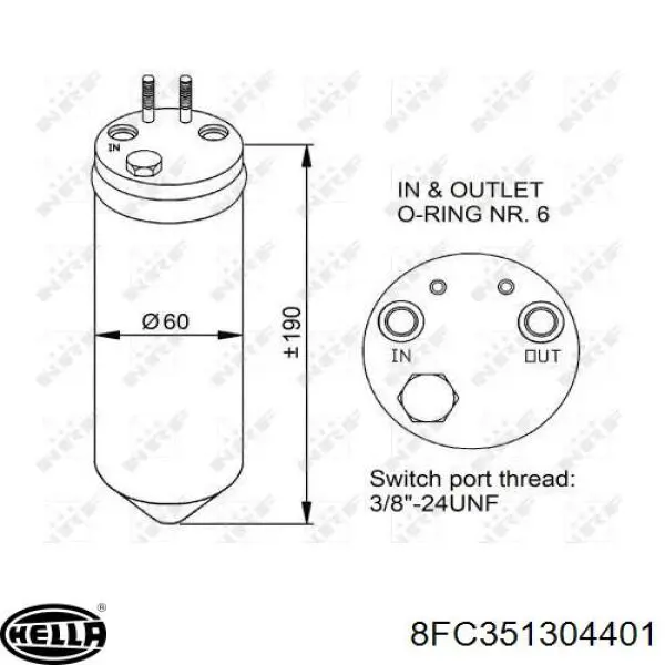 9760638004 Hyundai/Kia condensador aire acondicionado