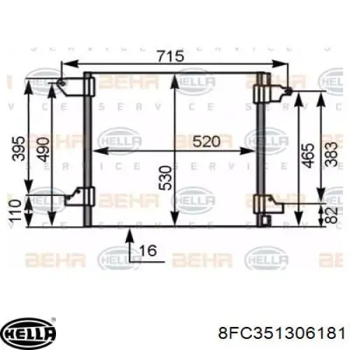Comprar A1638300370 Mercedes Condensador de aire acondicionado