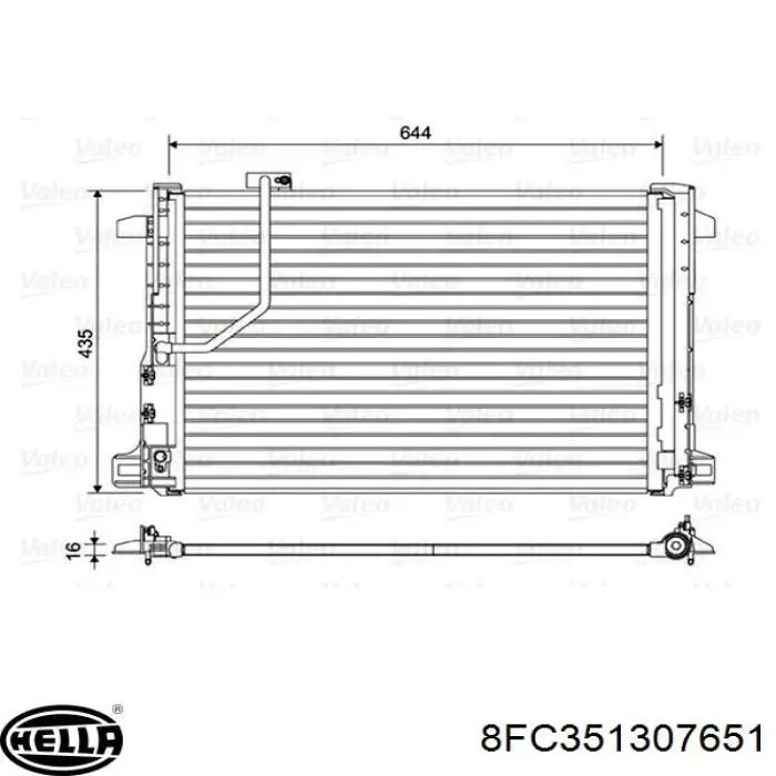 5070K8C1S Polcar condensador aire acondicionado