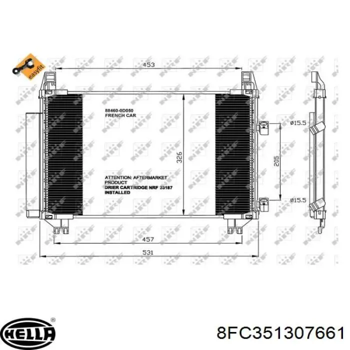 Aire acondicionado capacitor NPS T526A16 precio, desde 86,29 EUR