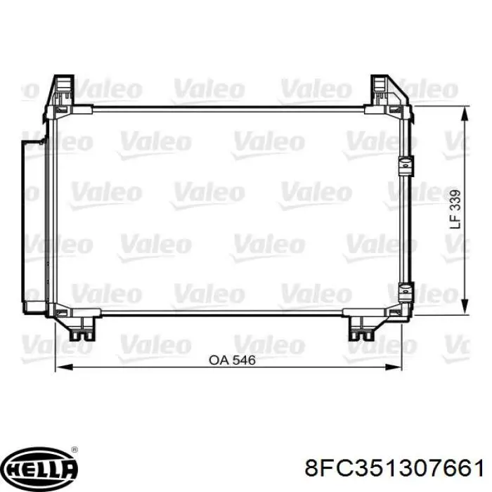 Comprar T526A16 NPS Condensador de aire acondicionado