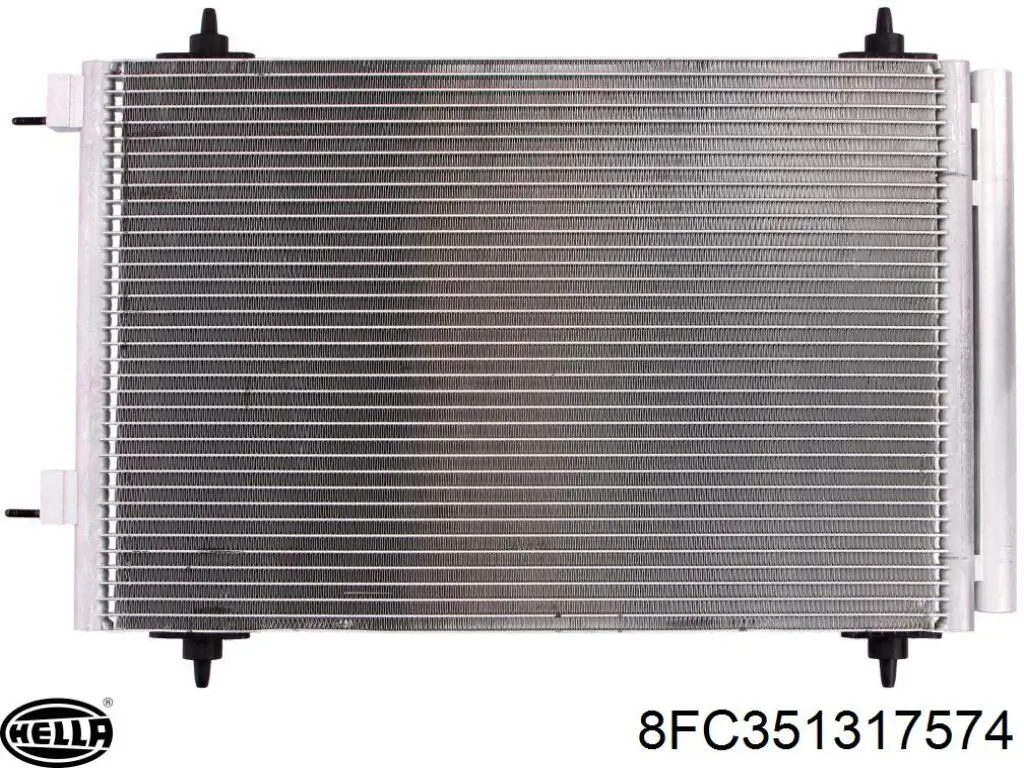 8FC351317-574 HELLA condensador aire acondicionado