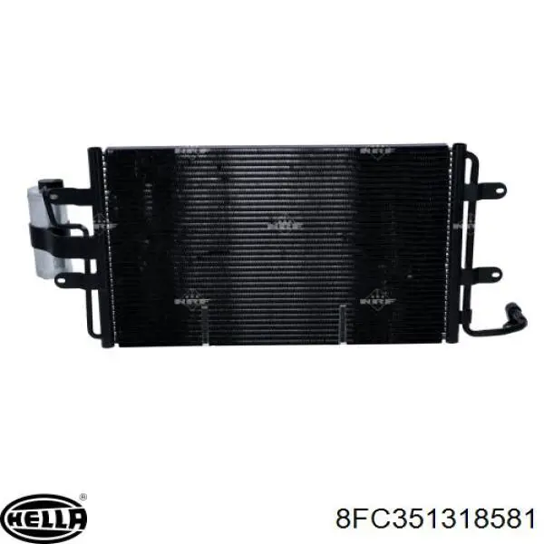 8FC351318581 HELLA condensador aire acondicionado