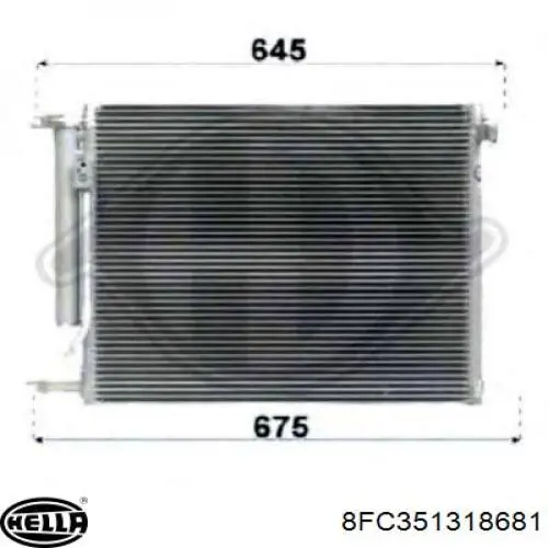 Condensador aire acondicionado TP15940335 Tempest