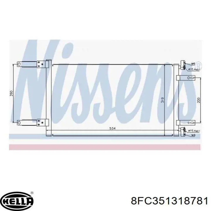 Condensador Suzuki 9531065D21