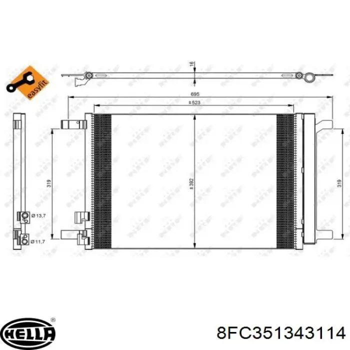 Condensador Koyorad CD441008